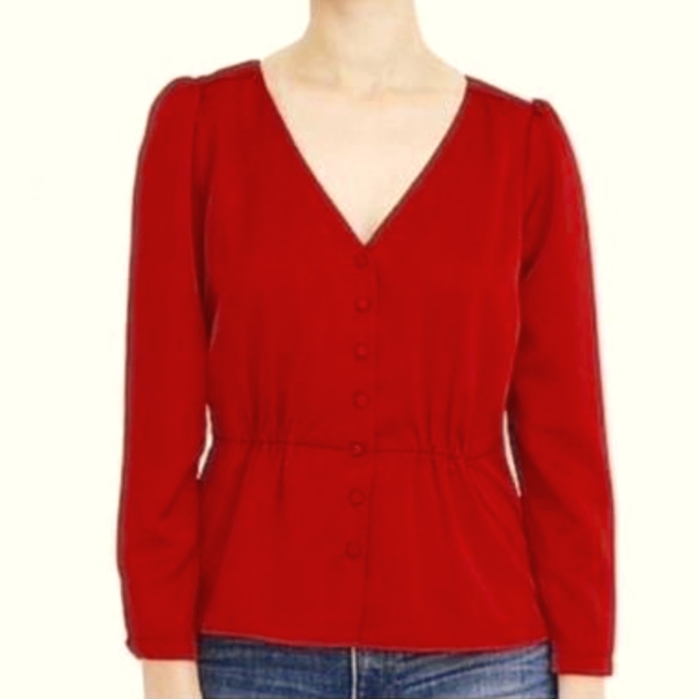 NWT J. Crew peplum top